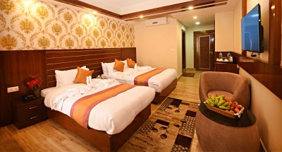 twin bed room